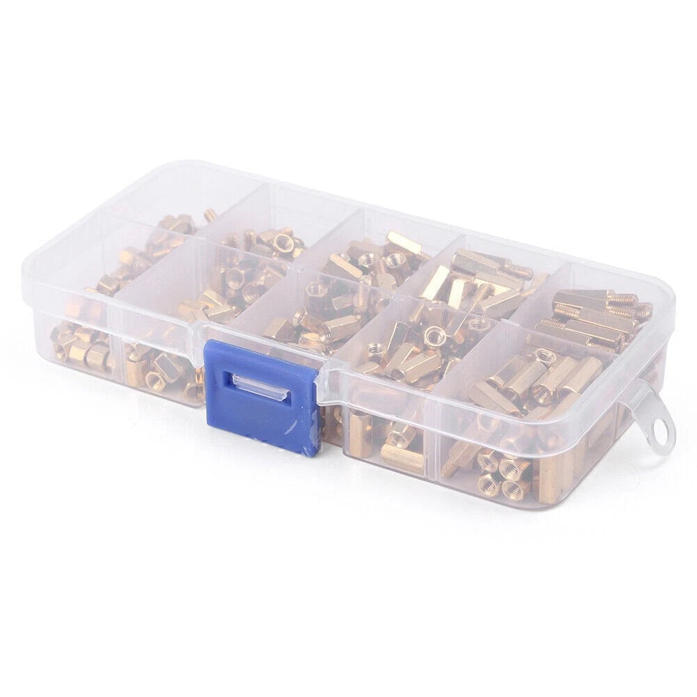 Set of 300 Brass Standoffs/Spacers for DIY Projects