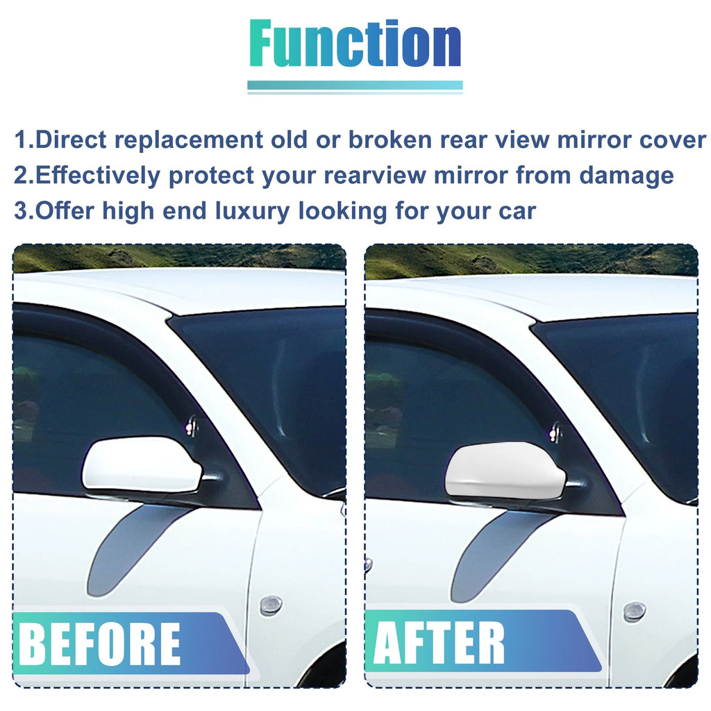 Front Right View Mirror Cover Trim Replacement for Mazda 3 Axela M3 (2017–2019)