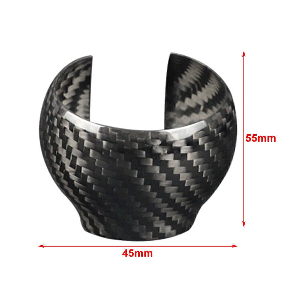 Carbon Fiber Gear Shift Knob Cover Trim For Audi Q3 2013-2018 Red
