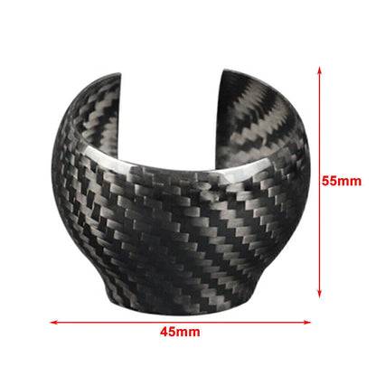 Carbon Fiber Gear Shift Knob Cover Trim For Audi Q3 2013-2018 Red