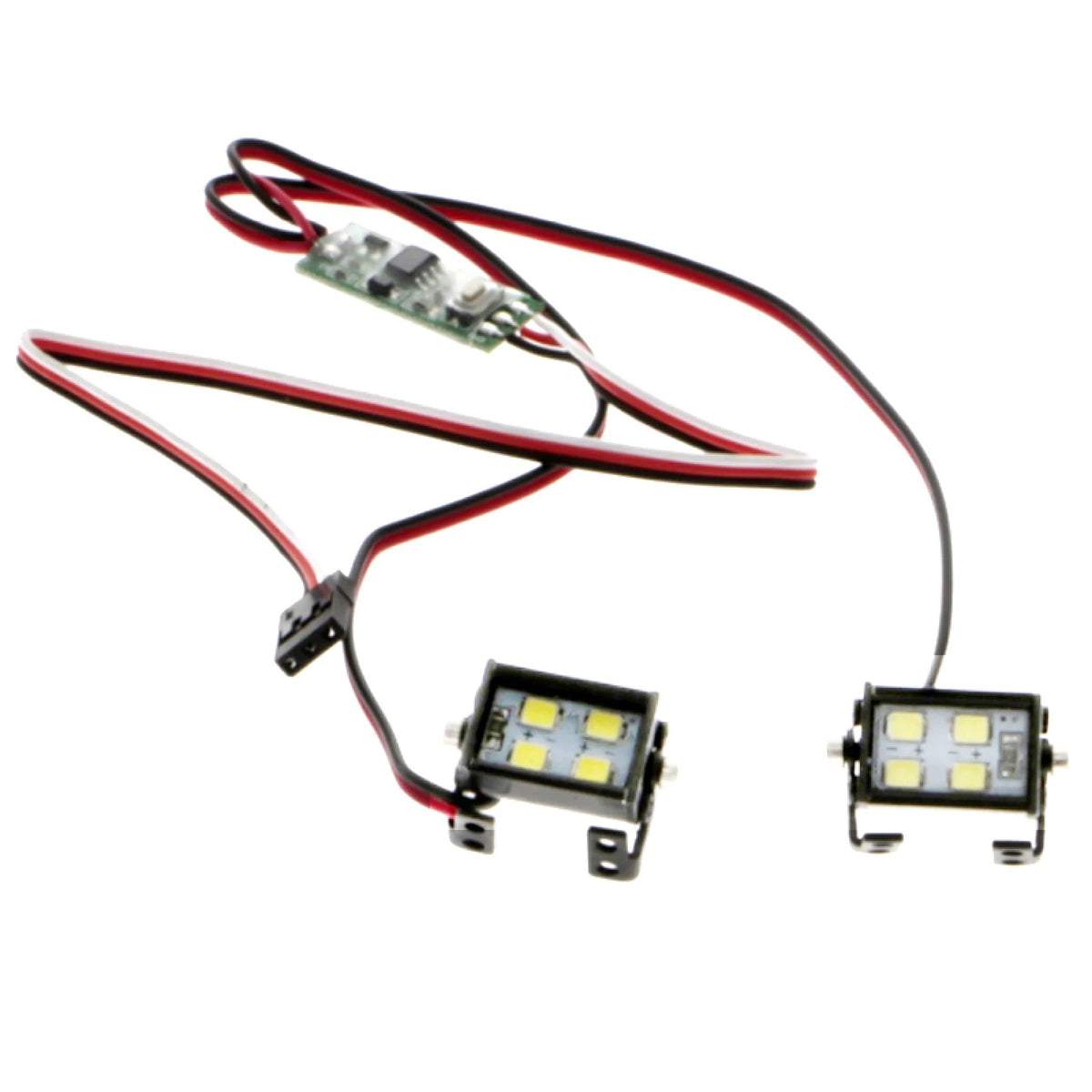 Double Row 17mm Spotlight Lights for 1/10 RC Climbing Car SCX10 D90 TRX4