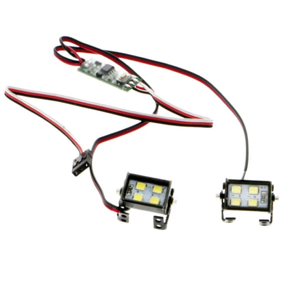 Double Row 17mm Spotlight Lights for 1/10 RC Climbing Car SCX10 D90 TRX4