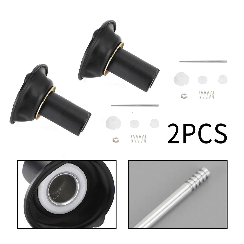 2X Carburetor Plunger Diaphragm Repair Kit for Yamaha XJR400 (1993–2000) T9
