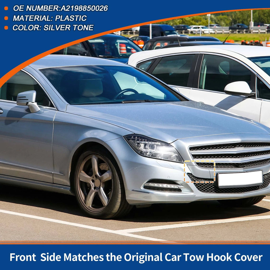 Front Tow Hook Cover Replacement for Mercedes-Benz CLS (2012–2018)