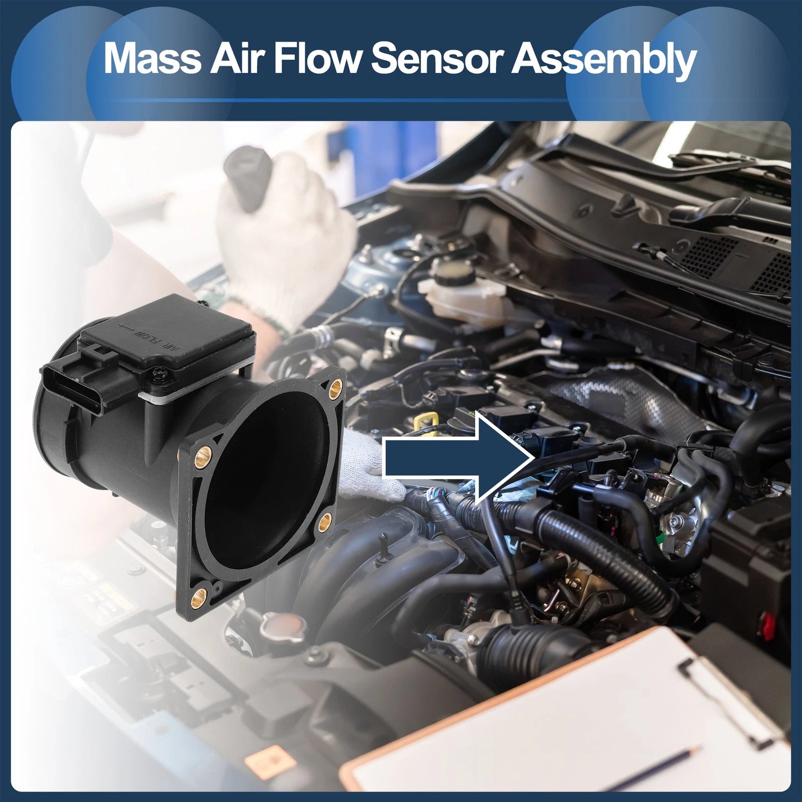 Mass Air Flow Sensor Replacement for Ford Windstar (1998–1998)