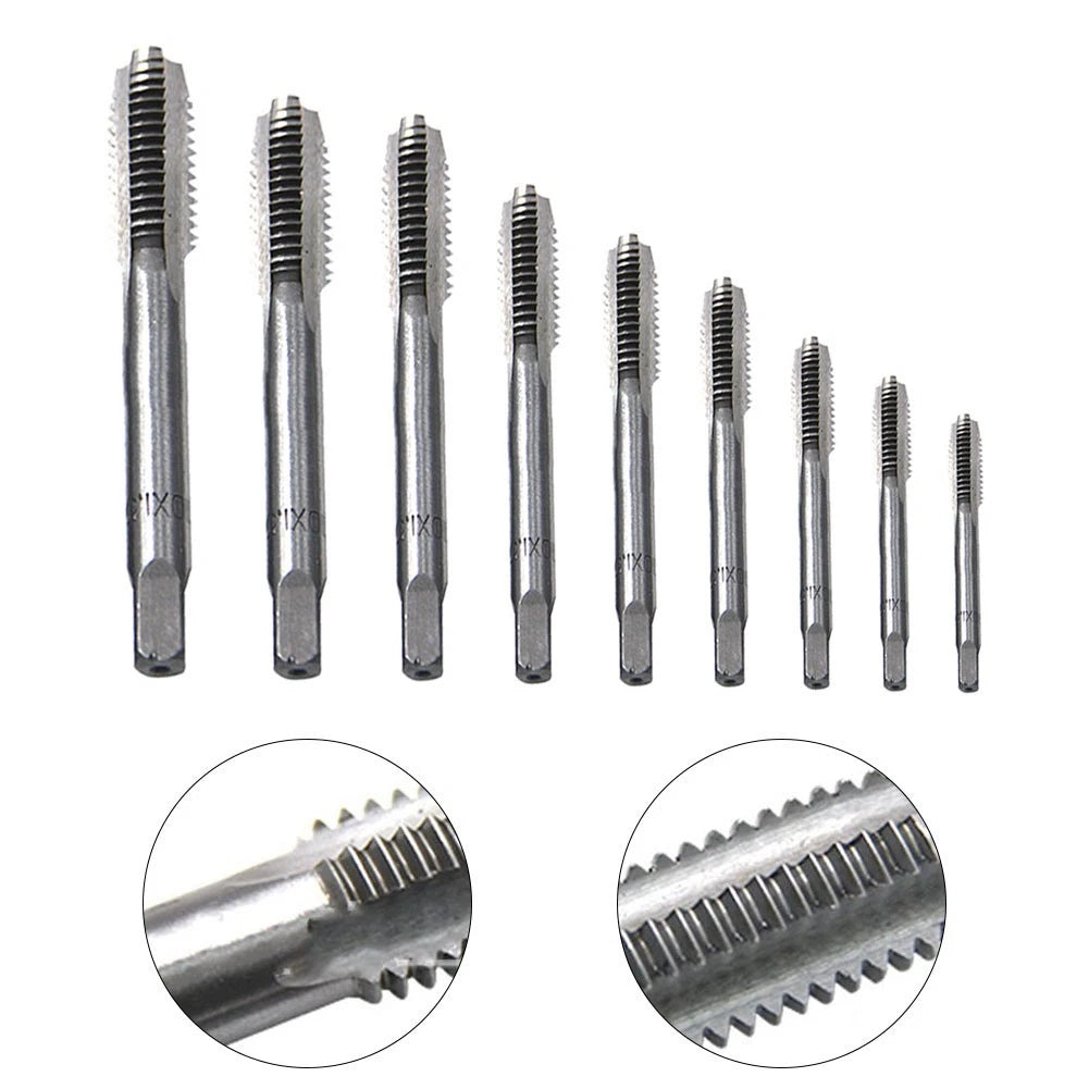 2X HSS Screw Tap Drill Bit Set for Convenient Chip Removal
