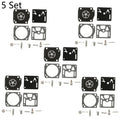 Set of 5 Carburetor Rebuild Kits for Zama RB-122 Husqvarna 346XP 350 353