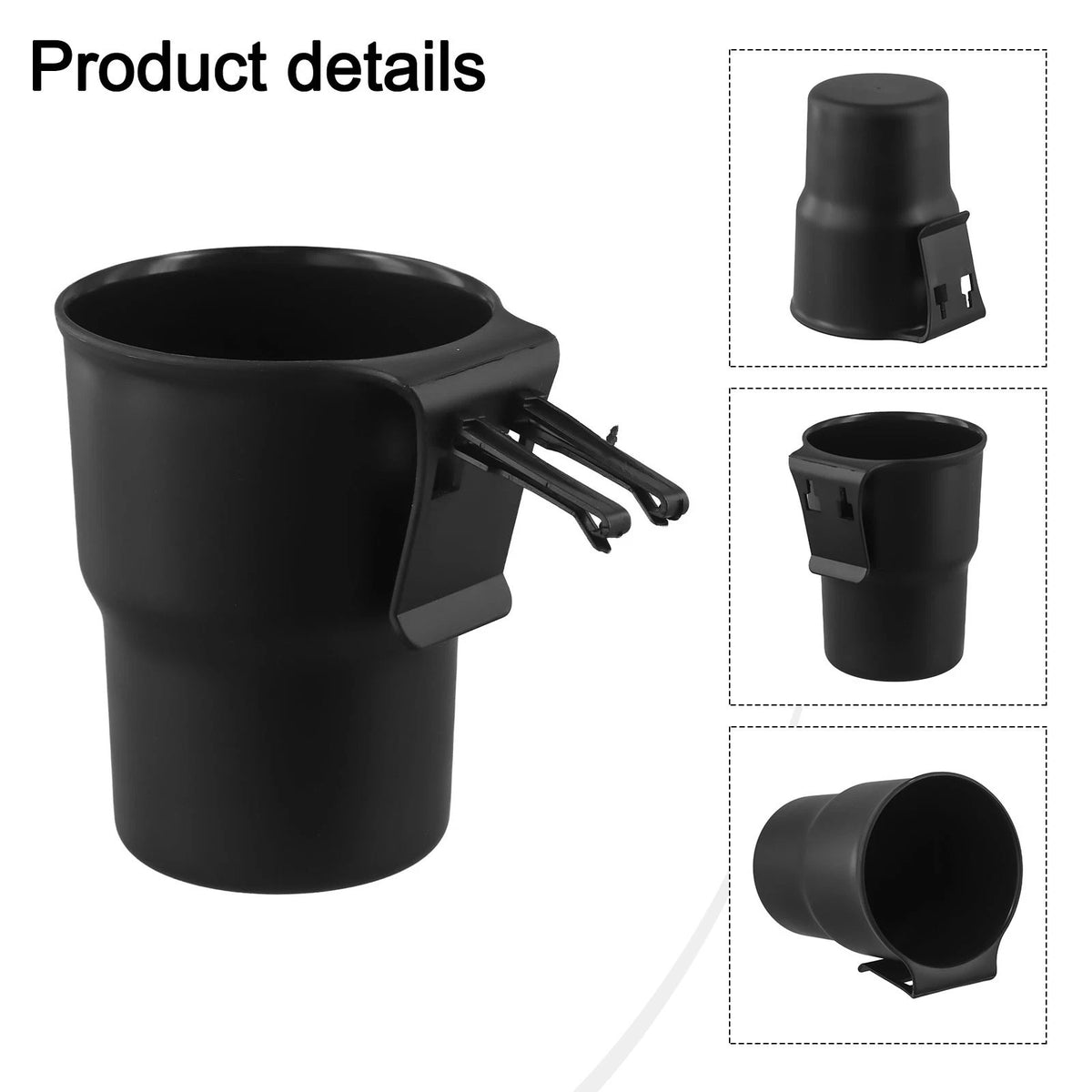 Compact Cup Holders for Most Car Models (Universal Fit)
