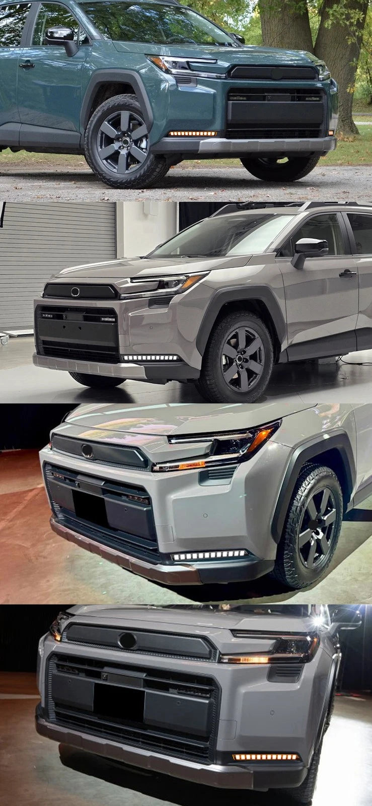Front Bumper LED DRL Daytime Running Lights for Toyota RAV4 (2026–2026)
