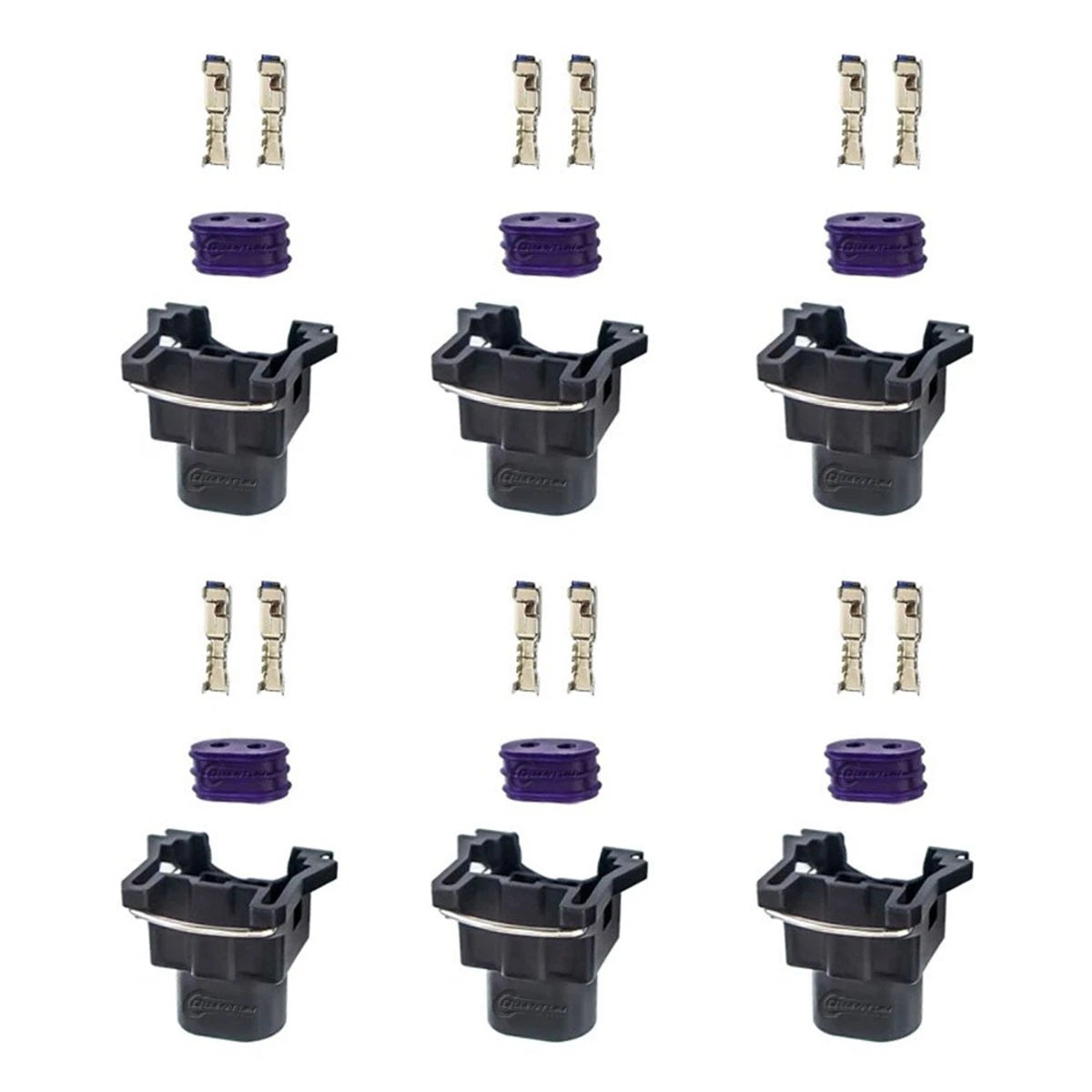 6X Injector Dynamics Terminal Connectors for Bosch EV1 Female LS1 LSx