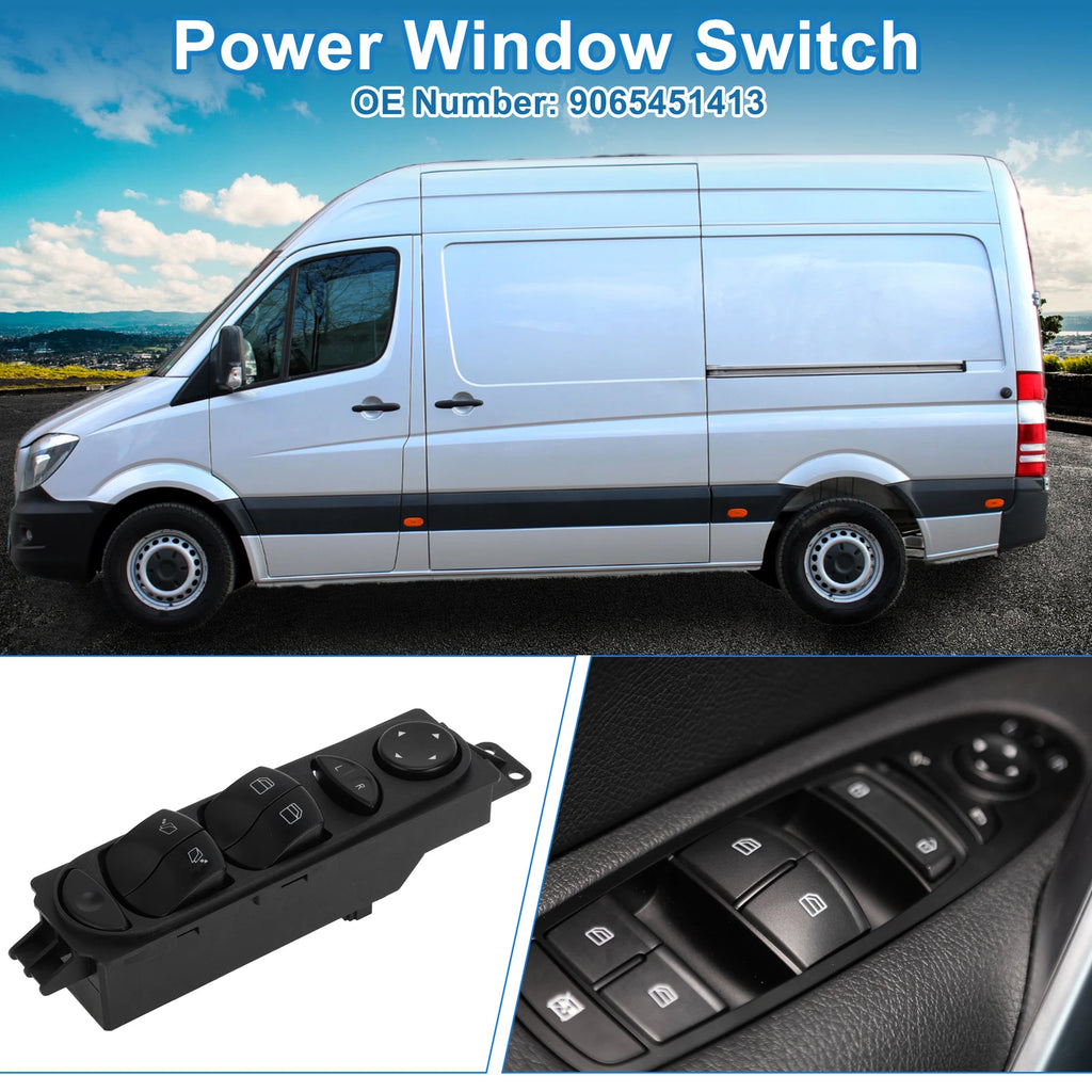 Power Window Switch for Mercedes-Benz Sprinter (2019–2023) 9065451413