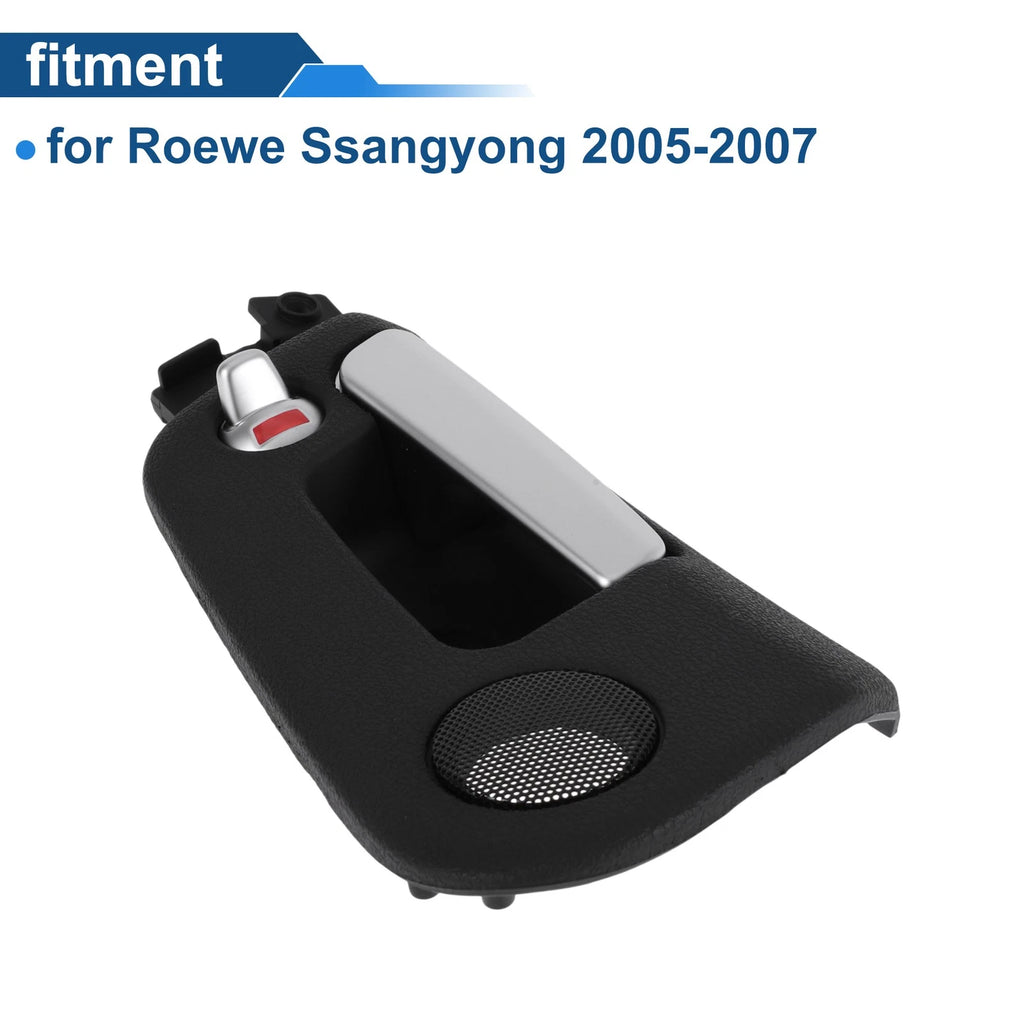 Front Driver Side Interior Door Handle for Roewe SsangYong (Black Chrome)