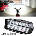 12LED Rearview Mirror Light Indicator for Motorcycle (2400LM, 6000K)