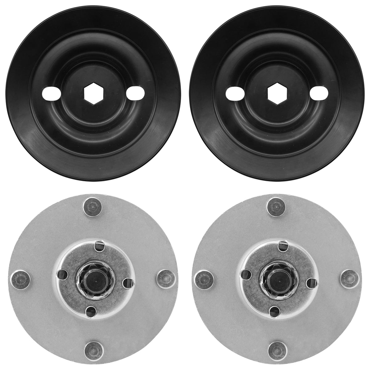 Deck Spindle and Pulleys Replacement for John Deere X300 X304 X310 X320 (42")