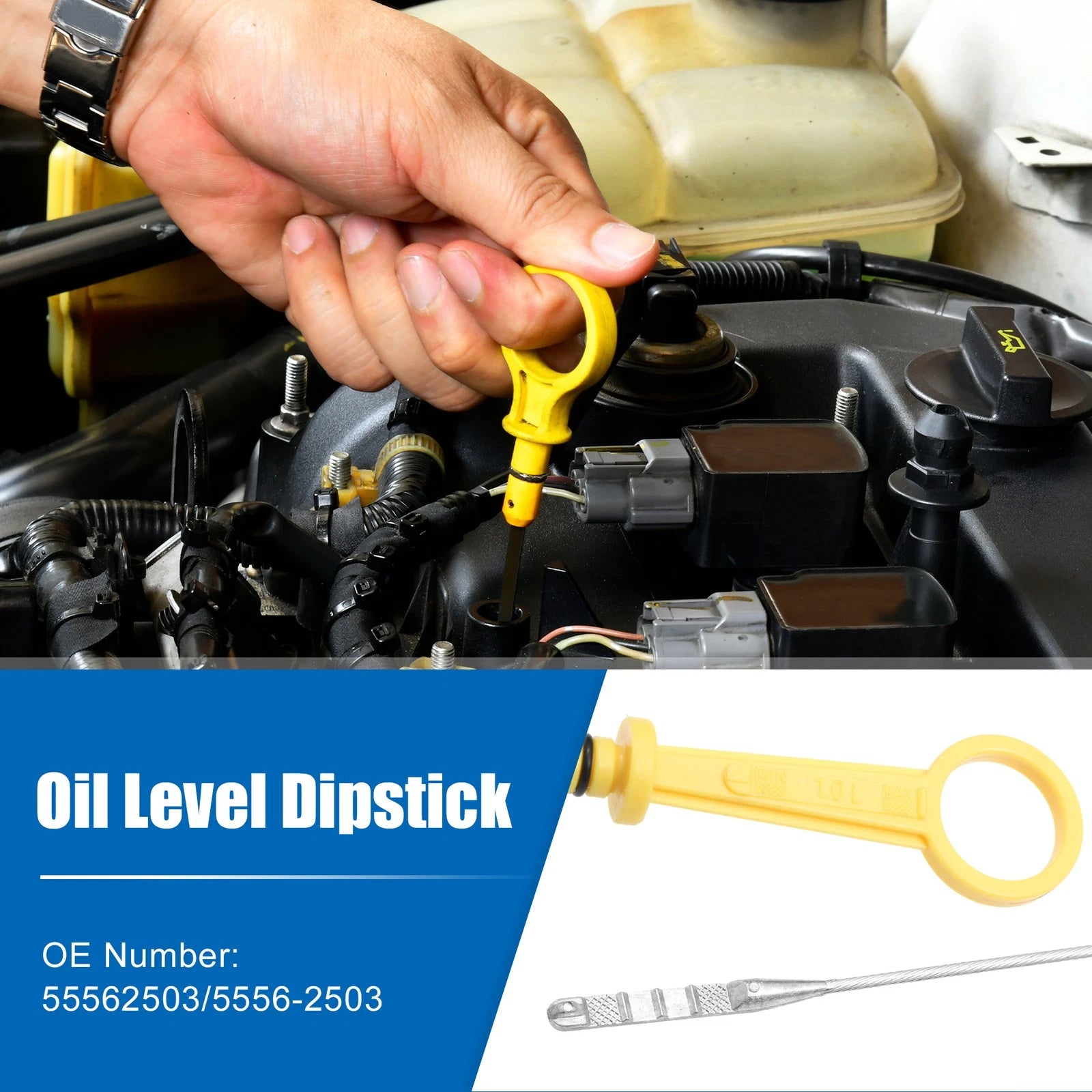Engine Oil Level Indicator Dipstick Replacement for Chevrolet Sonic 2012-2018