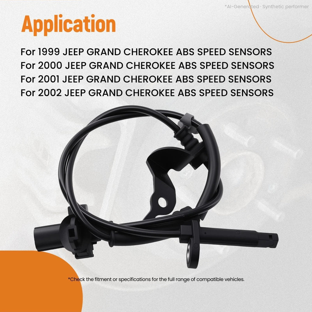 4X ABS Speed Sensor for Jeep Grand Cherokee (1999–2004)