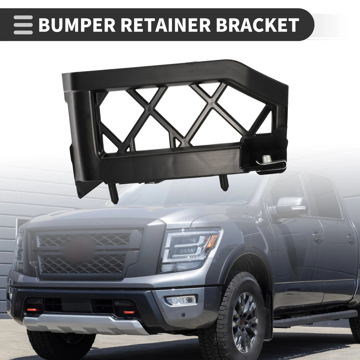 1pc Right Front Bumper Retainer Bracket No. 62222EA500 for Nissan Frontier (2005–2021)