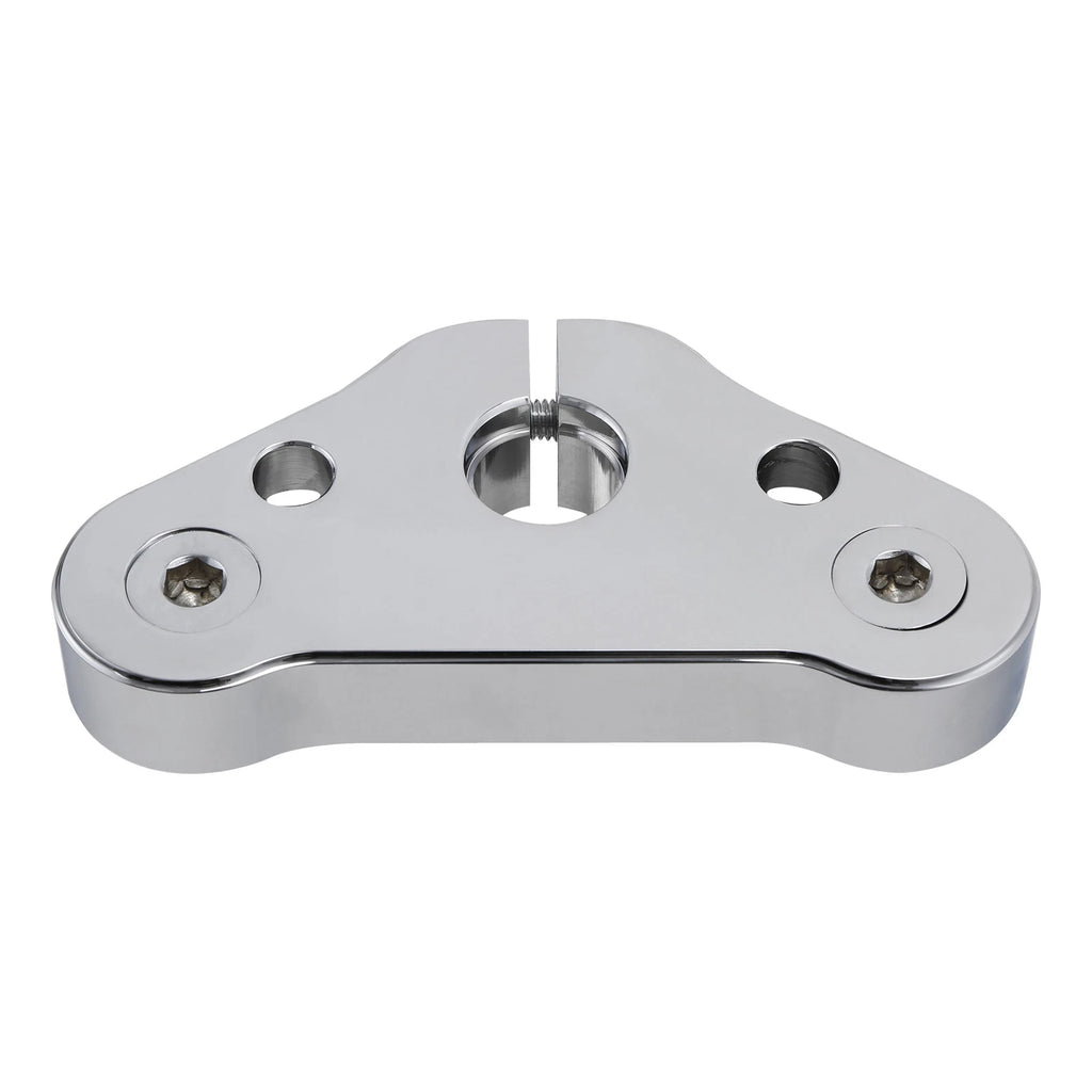 Chrome Triple Tree Top Clamp for Harley Cross Bones FLSTSB (2008–2011)