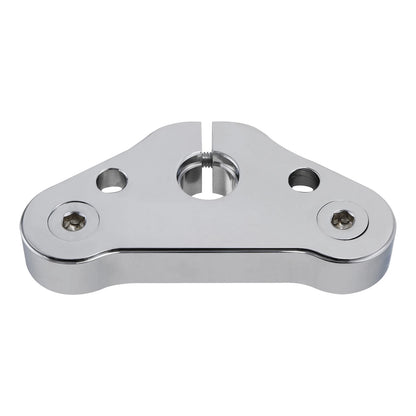 Chrome Triple Tree Top Clamp for Harley Cross Bones FLSTSB (2008–2011)