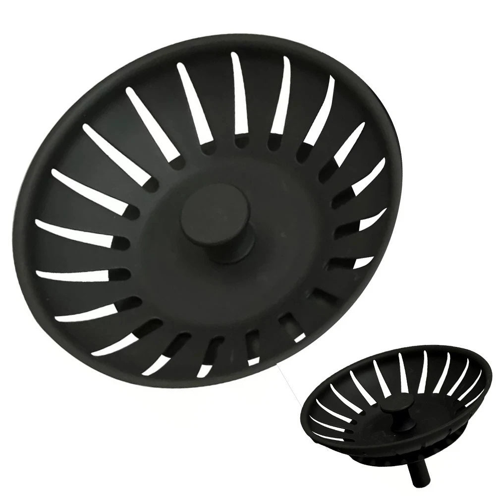 Black Basin Strain Drainer for Most Sinks