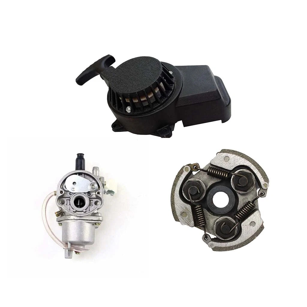 Carburettor & Clutch Pull Start Kit for 43CC-49CC Dirt Pit Mini Pocket Rocket