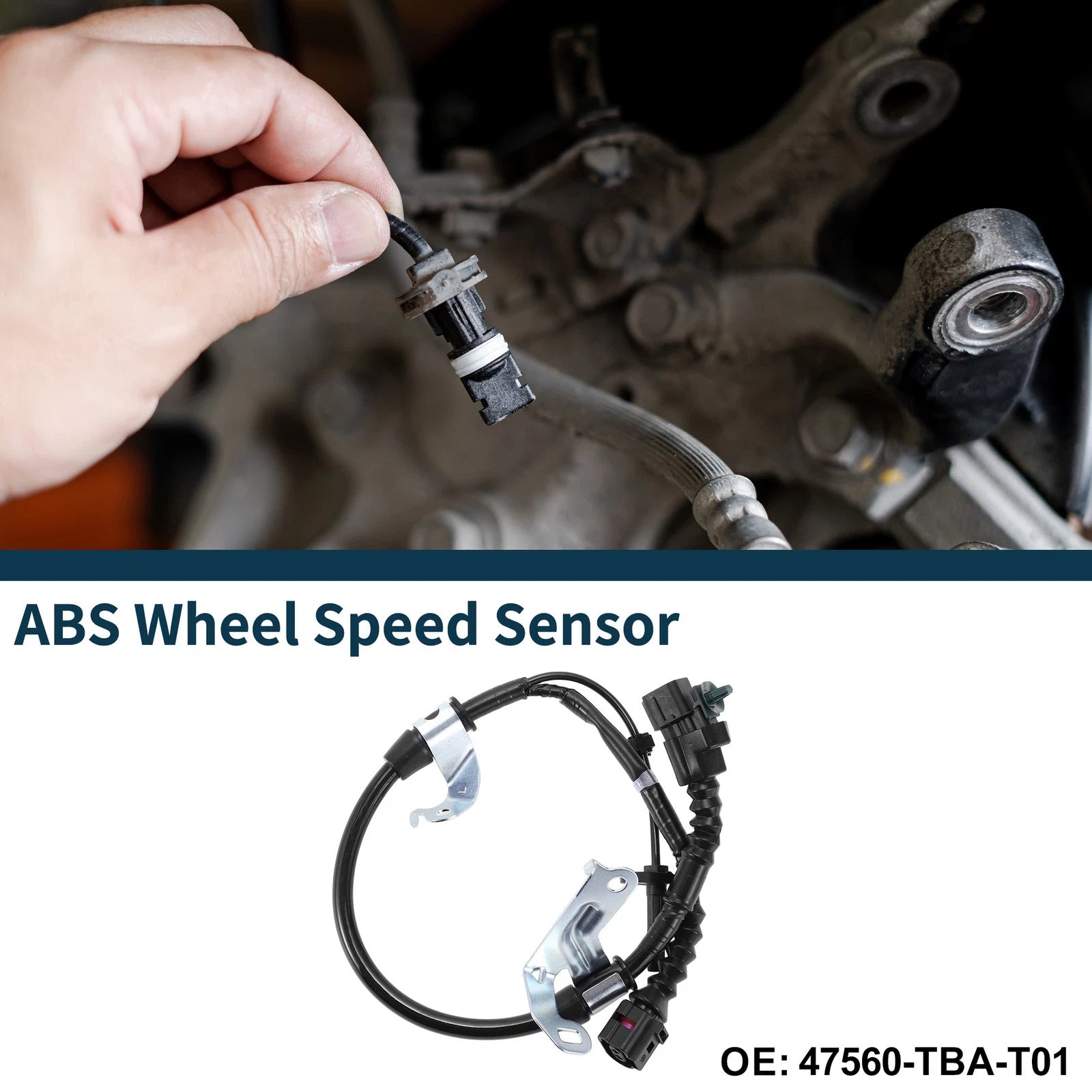 ABS Wheel Speed Sensor Rear Left Replacement for Honda Civic (2016–2022)