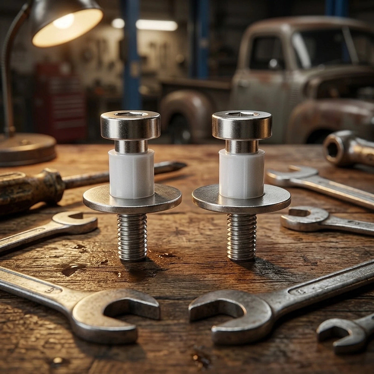 Set of 2 Replacement Striker Bolts for Chevy GMC Truck Blazer (9601750)
