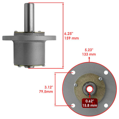 Deck Spindle Replacement for Exmark M48 48-Inch and M52 52-Inch (2012–2024)