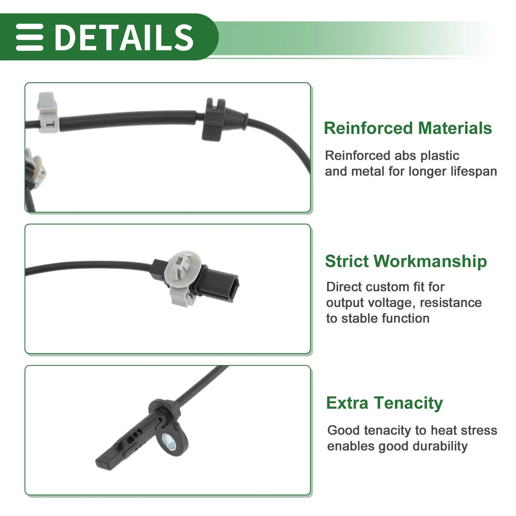 ABS Wheel Speed Sensor No. 57450THAH01 for Honda Avancier (2019–2021)