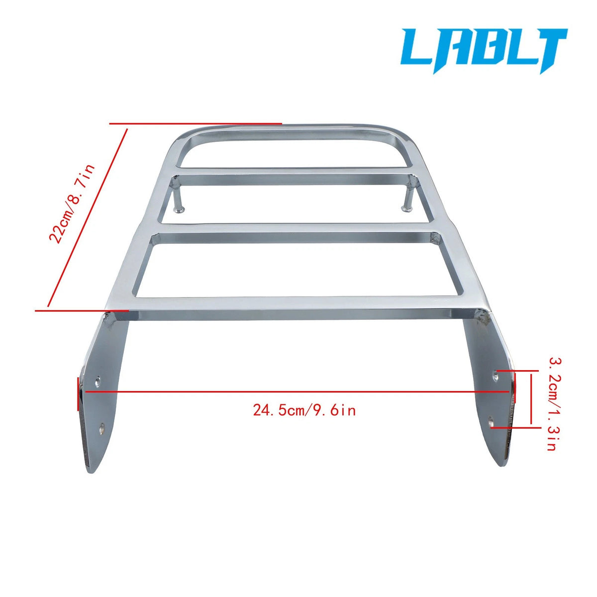 Sissy Bar Luggage Rack for Yamaha VStar 400 650 1100 Classic (2000–2017)