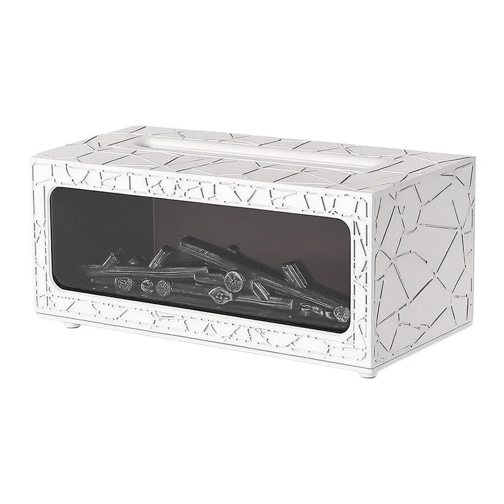 Fireplace Design Diffuser for Home (250ml Large Tank, Soft Mist Technology)