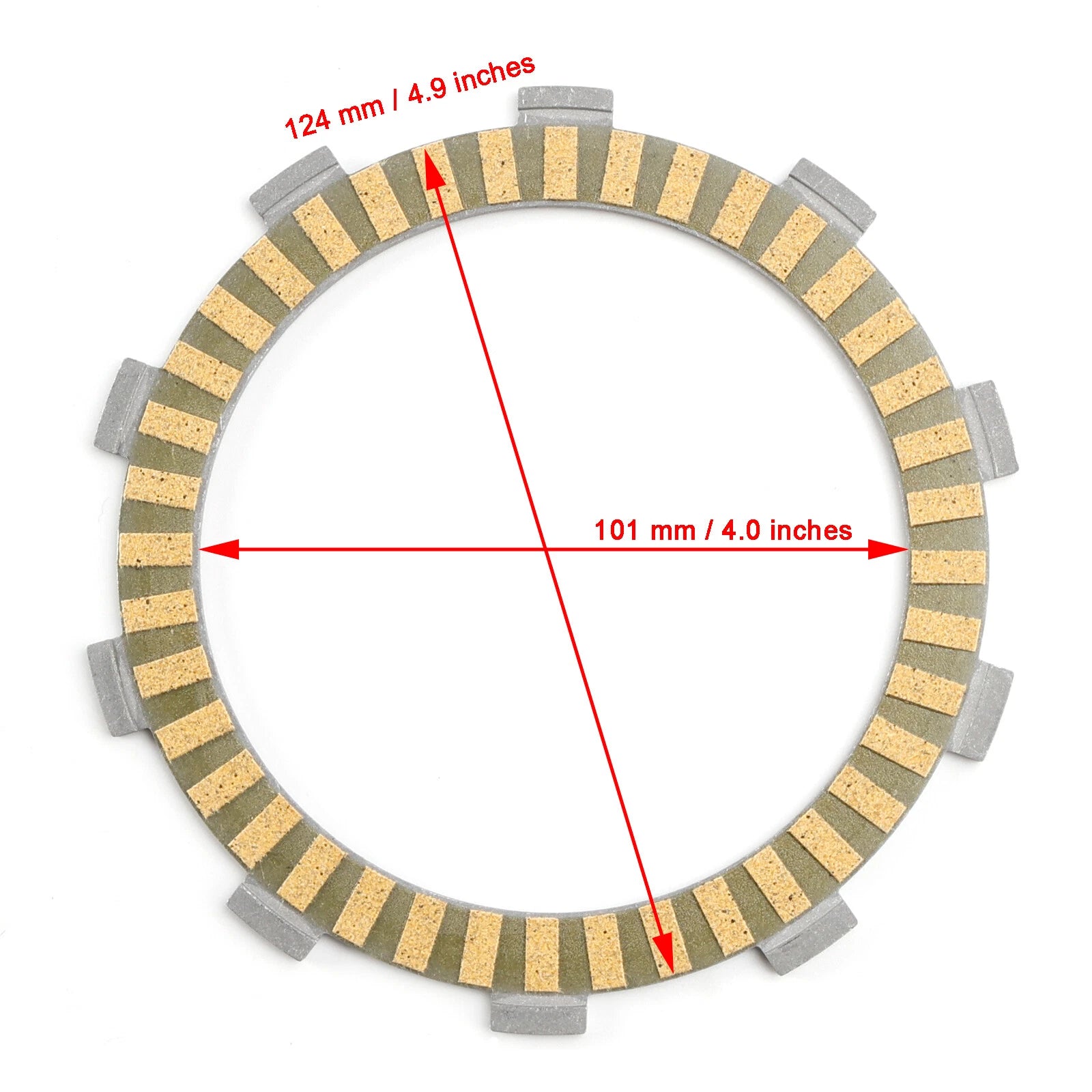 Clutch Friction Plate Kit for Husqvarna Norden 901 Expedition (2023–2024)