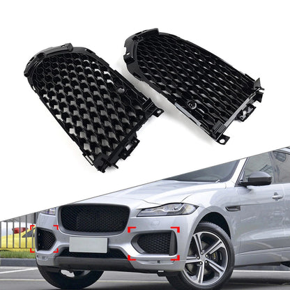 Front Bumper Fog Light Grill for Jaguar F-Pace (2016–2020)