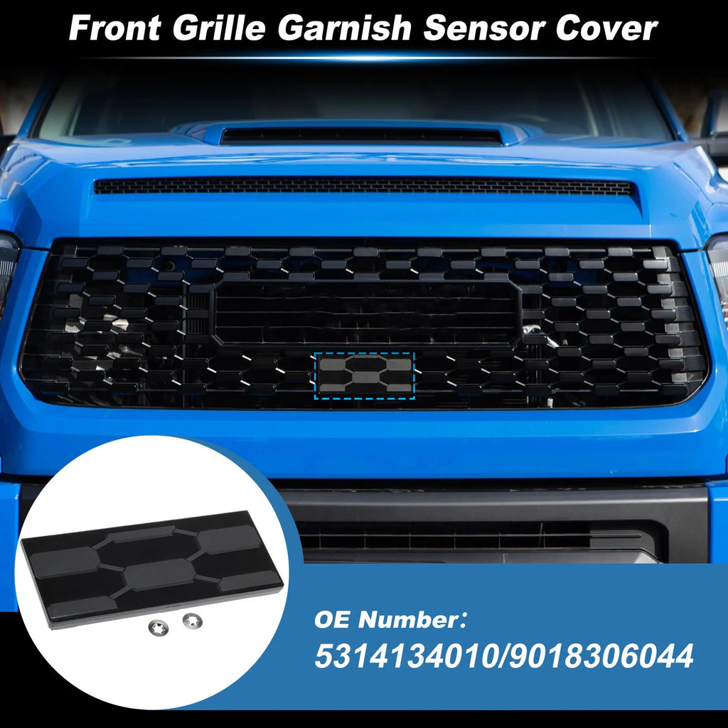 Front Grille Radar Sensor Cover Replacement for Toyota Tundra TRD Pro (2018-2021)