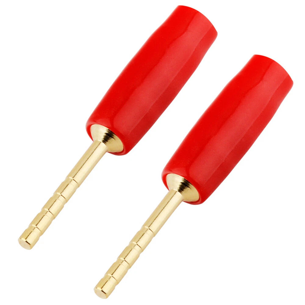 20Pcs 2mm Plugs Speaker Pin Connectors Straight Pin Terminals Wiring Connector