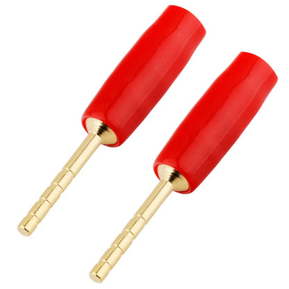 20Pcs 2mm Plugs Speaker Pin Connectors Straight Pin Terminals Wiring Connector
