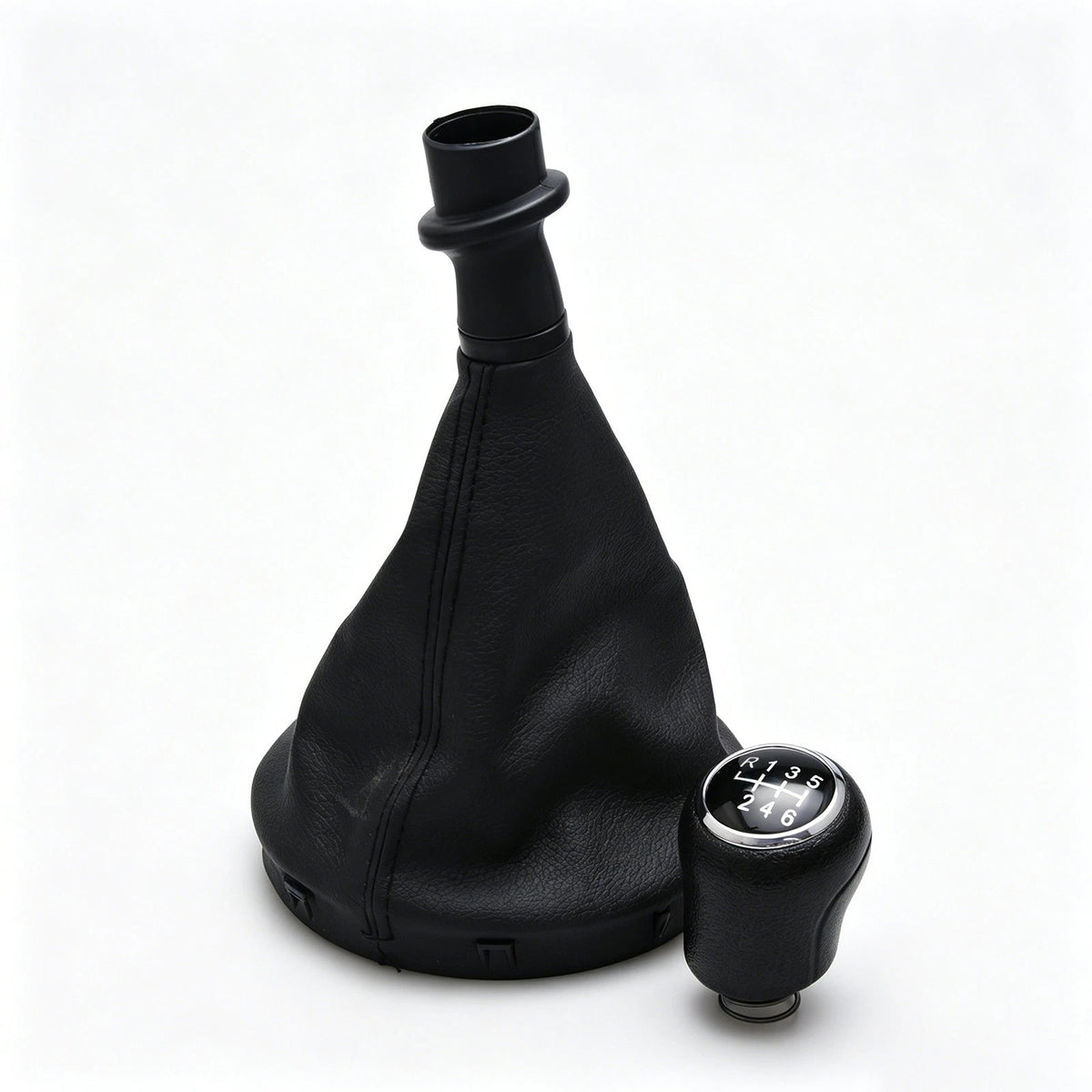 Leather Gear Knob Shift Stick Boot Gaiter for VW T5 (2003–2016) 7H0711113