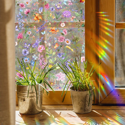 Static Window Film for Office Living Room Reusable Repositionable