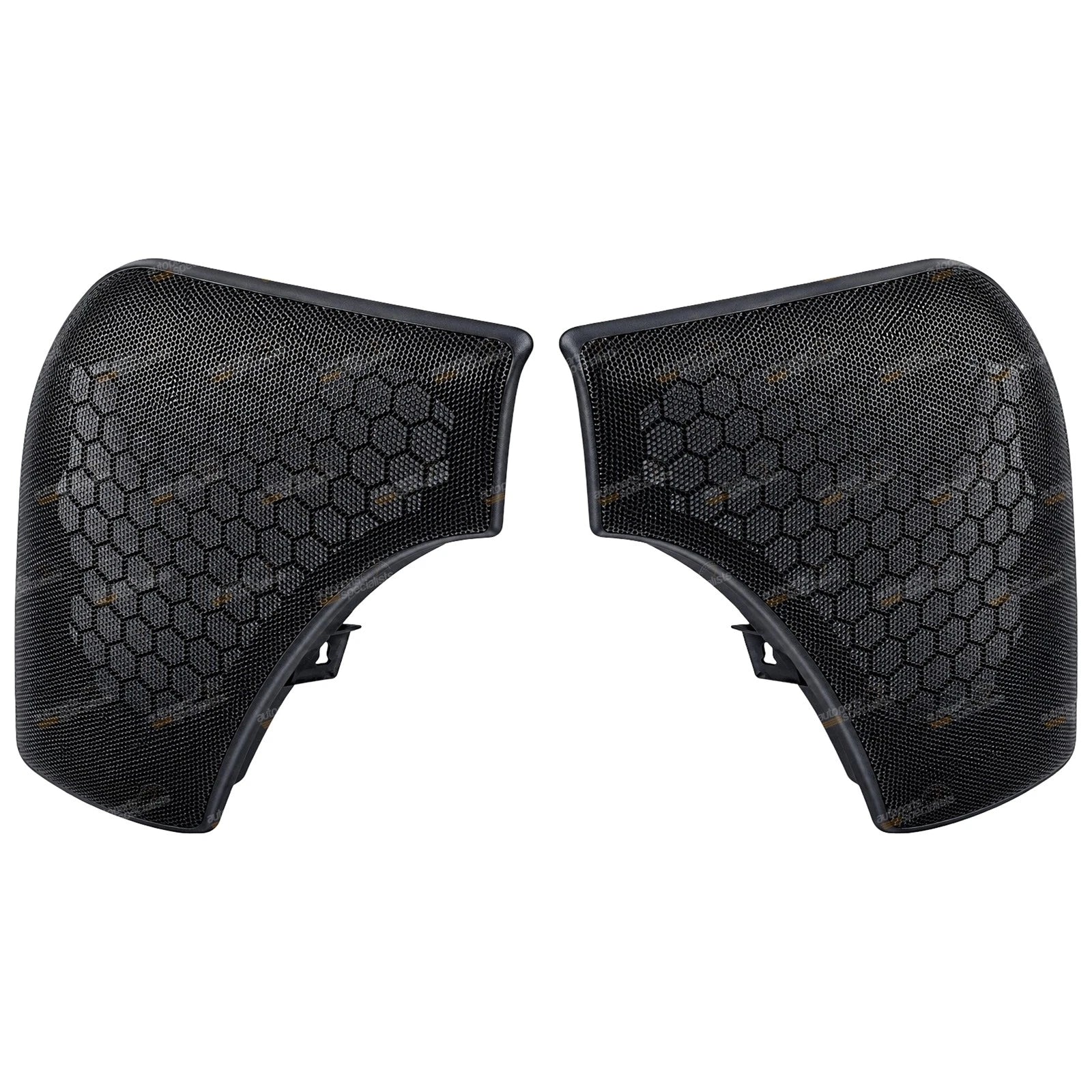 2X Black Front Speaker Covers for Holden Commodore (1997–2006)