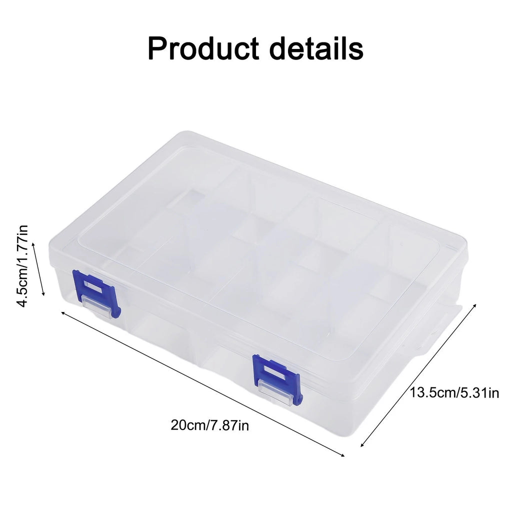 Adjustable 8 Grids Compartment Storage Box for Automotive Parts (Universal)