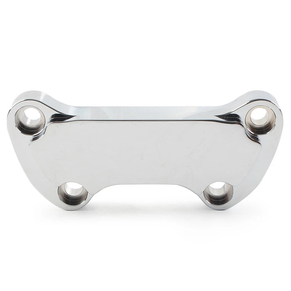 1" Handlebar Riser Top Clamp Cover for Harley Dyna Softail Sportster 883 Chrome