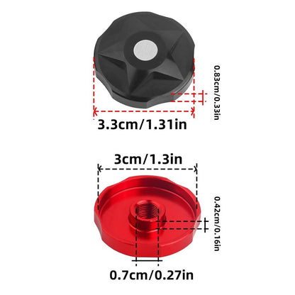 Lightweight AV Valve Cap with 6 Sealing Rings for Automotive Use