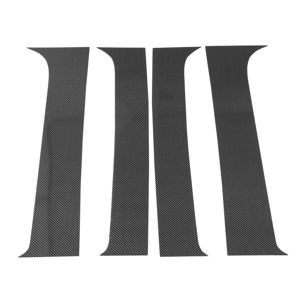 4 Pcs Door Pillar Window Trim Replacement for Chevy Silverado (2014–2018)