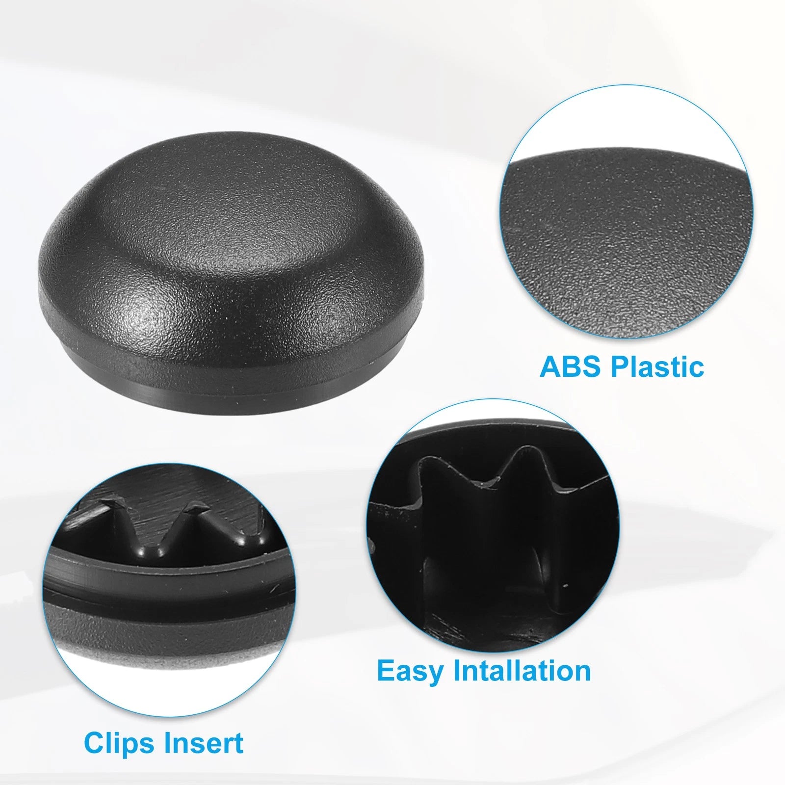 2pcs Wiper Arm Nut Cover Cap for Jeep Compass (2017–2022)