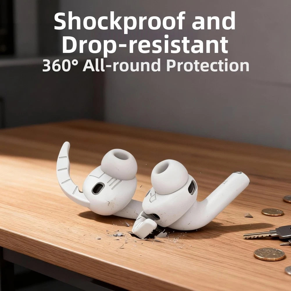 Silicone Ear Hooks Covers for AirPods Pro 3 (2025)