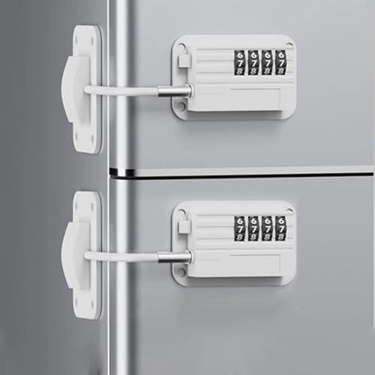 Combination Fridge Lock for Cabinets and Drawers (No Drilling)