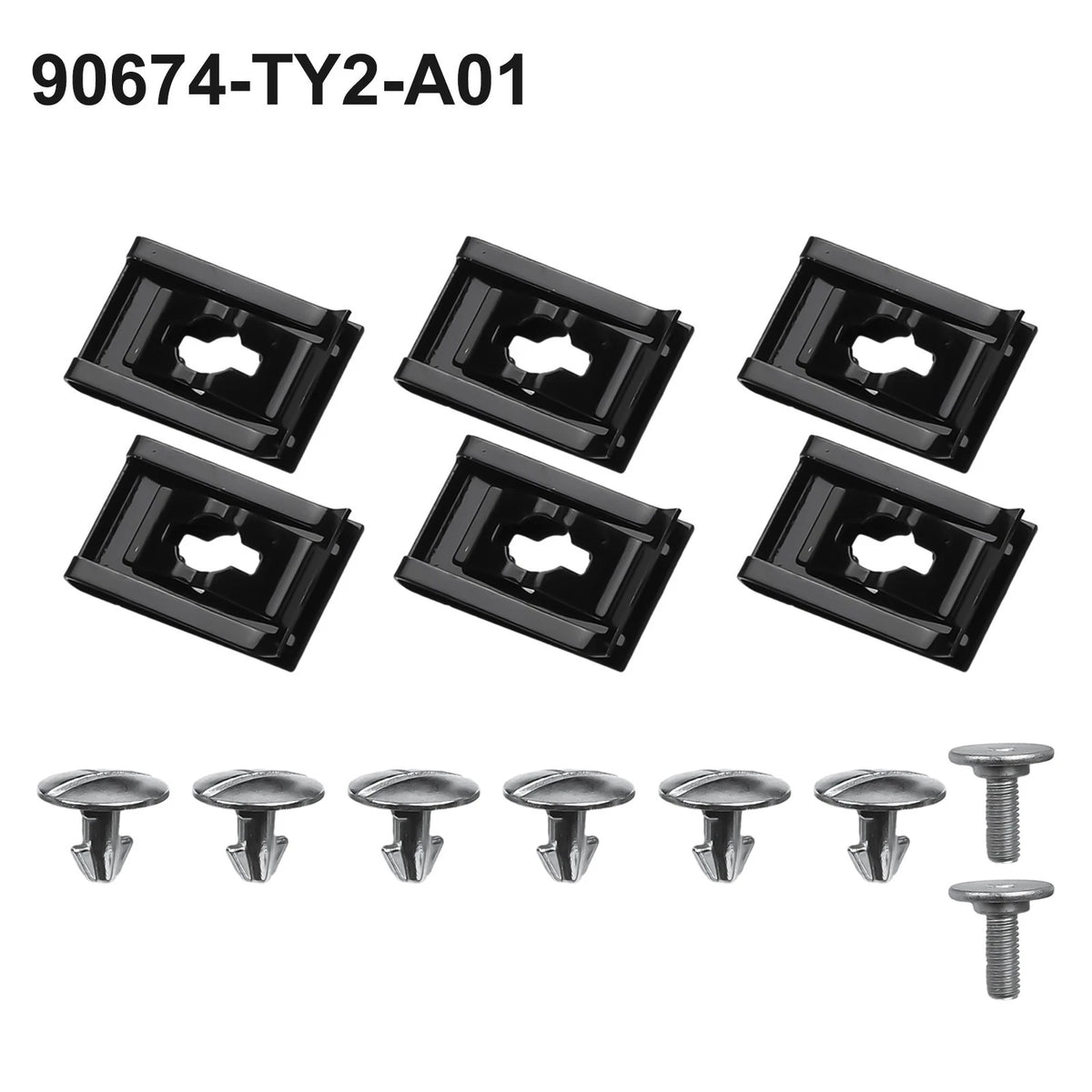 Set of 14 Lower Engine Cover Pin Screw Bolts for