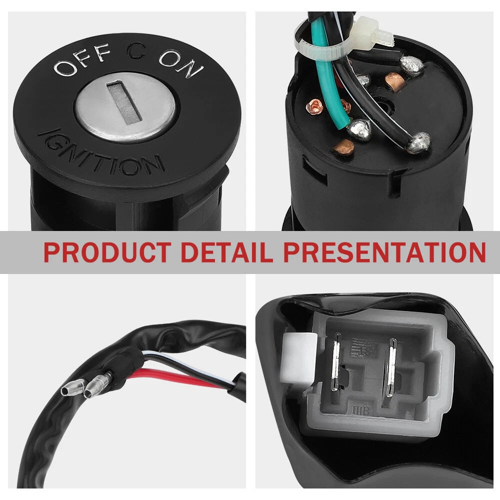 Ignition Key Switch for Honda FourTrax 250 TRX250 (1985–1987) 35100-HA8-682