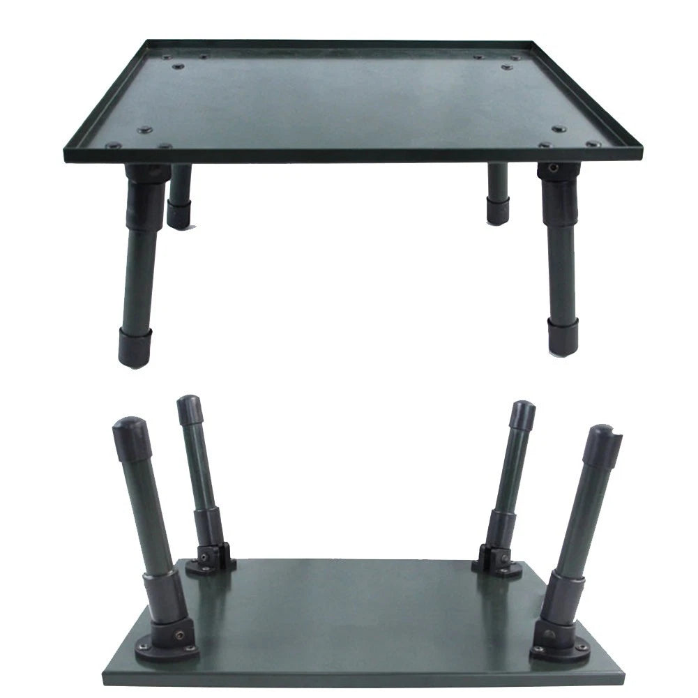 Lightweight Carp Fishing Bivvy Table with Adjustable Aluminum Legs