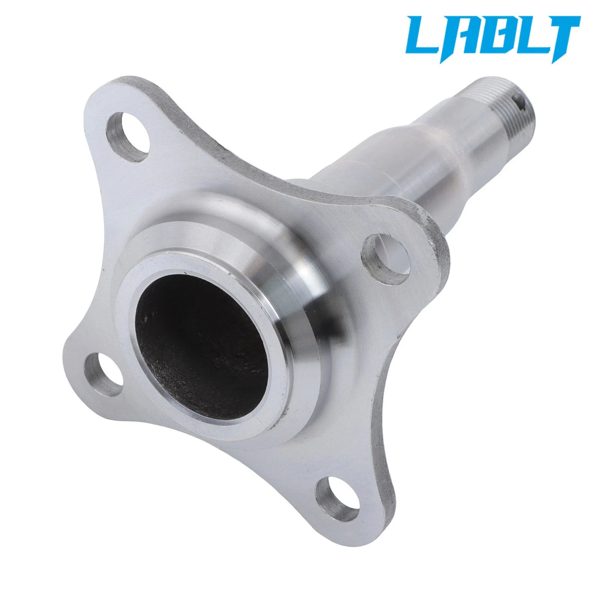 1 Pc Weld-On Round #84 Spindle w/Brake Flange & Bearing Kit for 3500 lbs